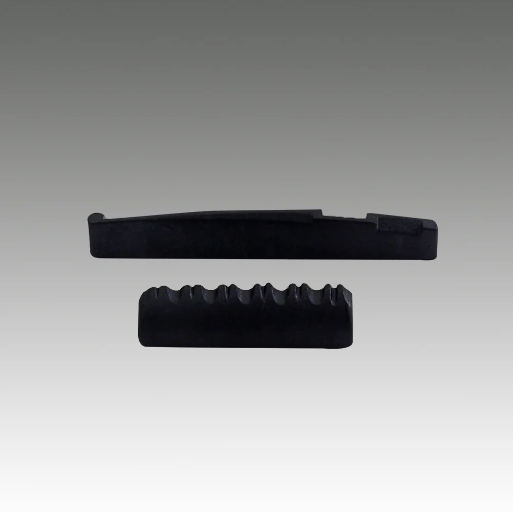 

Replacement Bridge Saddle and Nut Instrument Accessory for Guitar (Black)