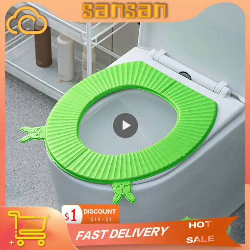 

Утолщенное водонепроницаемое сиденье для унитаза, наклейка для унитаза, аксессуары для ванной комнаты, универсальная подушка