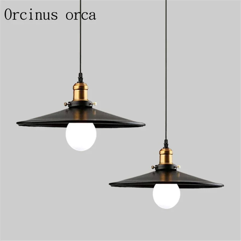 Скандинавские ретро-светильники для кафе кафе-бара кованое железо одинарная