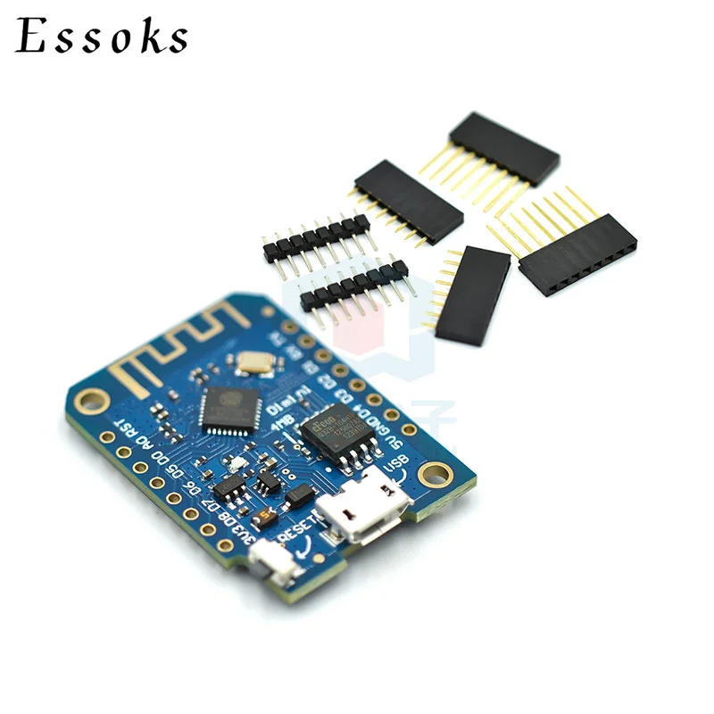Плата для разработки Wemos D1 Mini V3.0.0 WIFI на основе ESP8266 CH340 CH340G 4 Мб для Arduino Nodemcu V2 MicroPython
