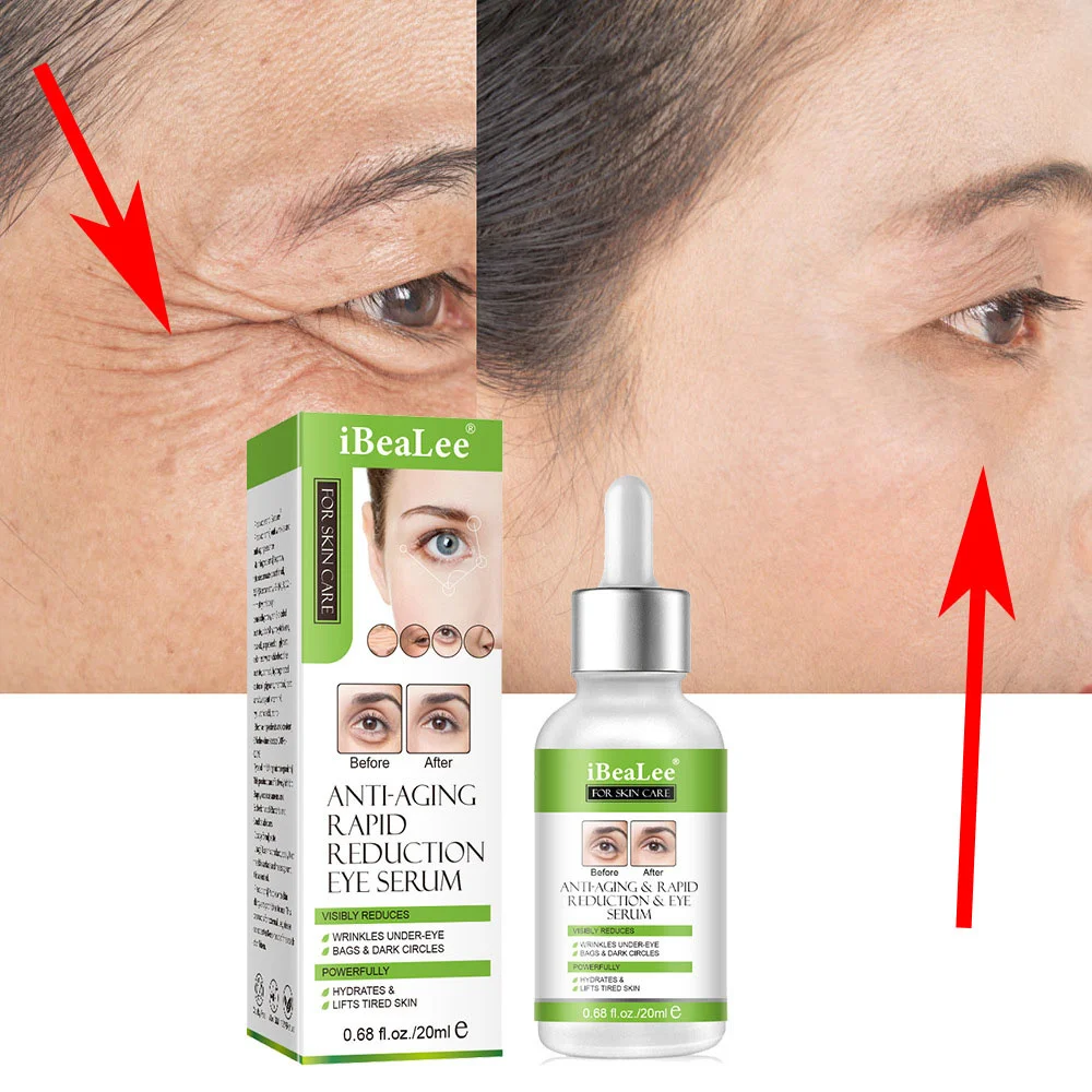 

Anti Wrinkle Eye Serum Eye Bags Dark Circles Removal Essence Firming Fade Fine Lines Anti-aging Moisturizing Brighten Skin Care