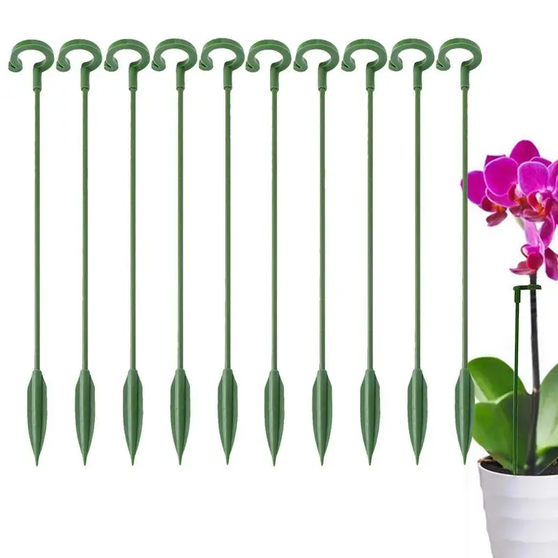 

Plant Sticks Support 10 Pack Plant Support Plant Stakes Plant Support Holder Flower Pot Climbing Trellis For Small Plant Flower