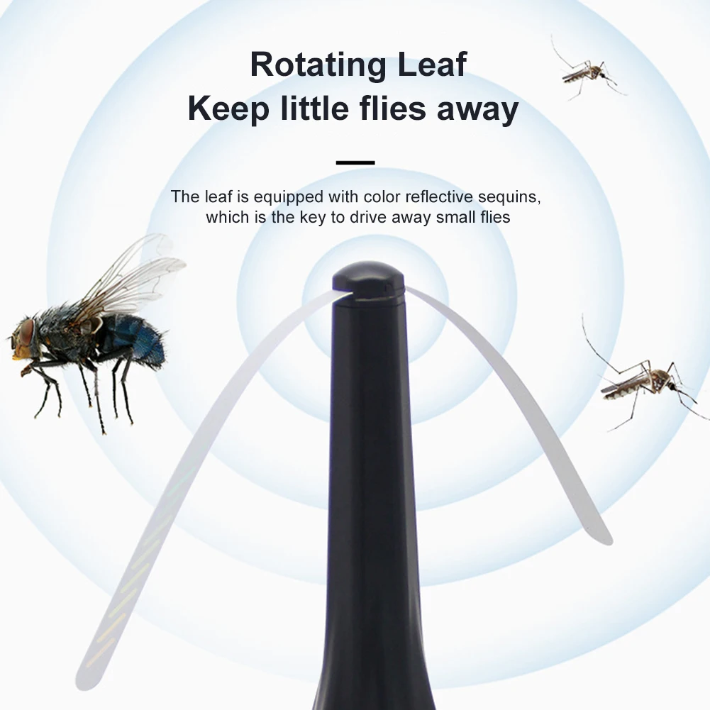 

Battery Oprated Fly Repeller Multi-function Automatic Electronic Pest Control Fan Mosquito Fly Bugs Repellent Food Protector