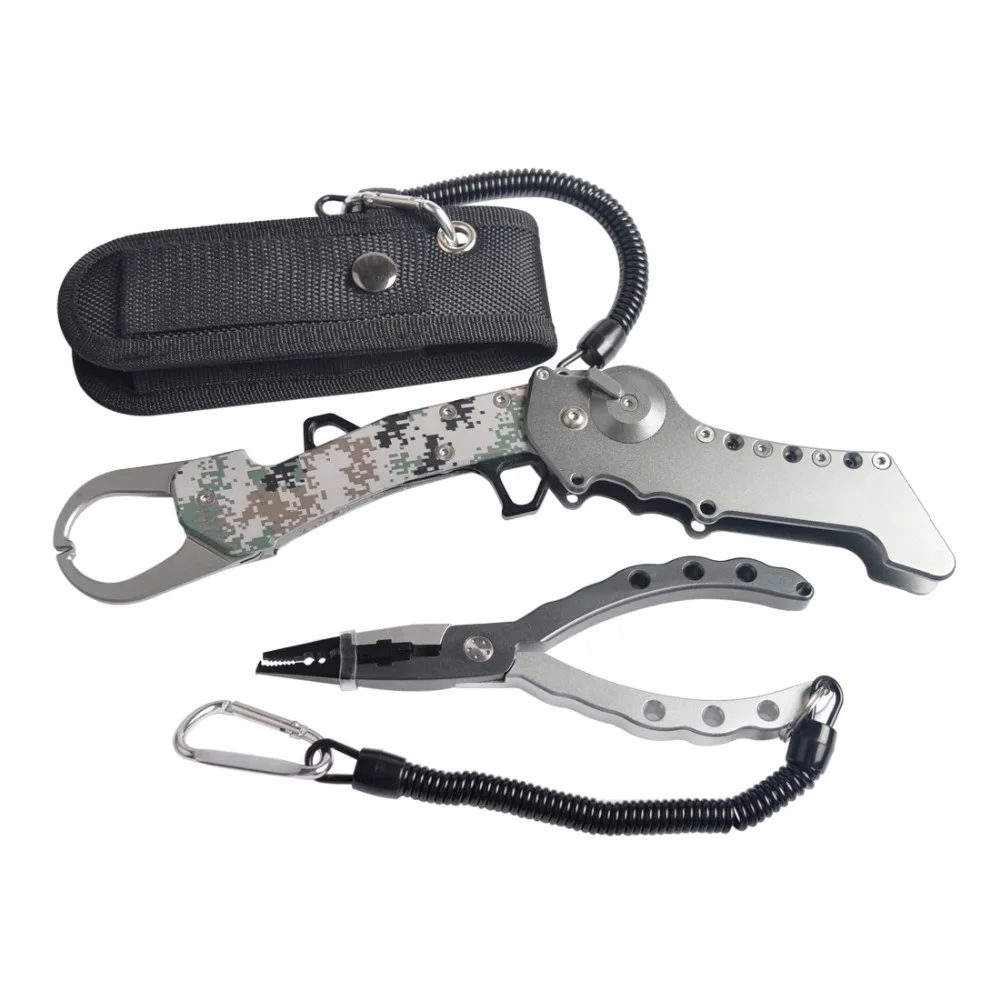 

KYPLAY New design Aluminium Fishing Lip Grips With Multifunction Fishing Pliers Fishing Tackle Tool For Fishing