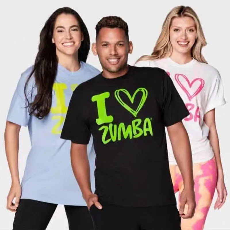 

ZUMBA Men's and Women's Casual Short Sleeve T-Shirt
