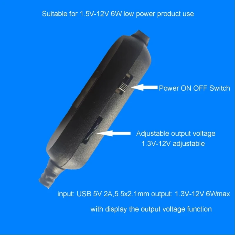 Повышающий преобразователь USB 5 В в постоянный ток 1 5–12 2 мм/3 мм/4 0 мм/5 мм с 3