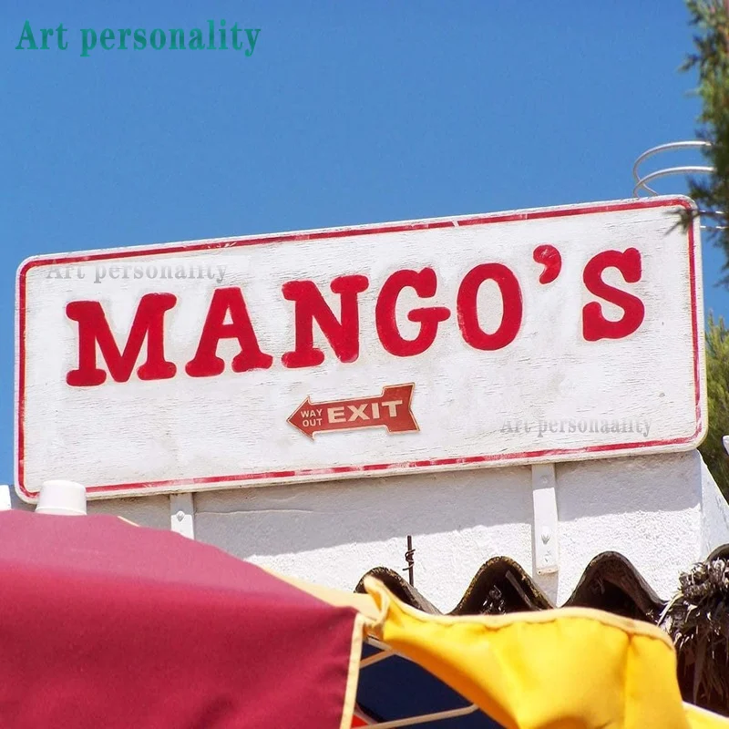 Уличные знаки ретро выход со стрелками для бара кофе сада вечеринки барбекю