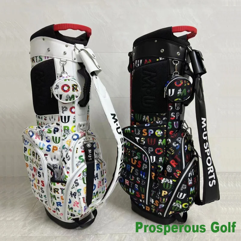 

New GOLF BAG ultra light printed nylon fabric women's bracket bag GOLF bag