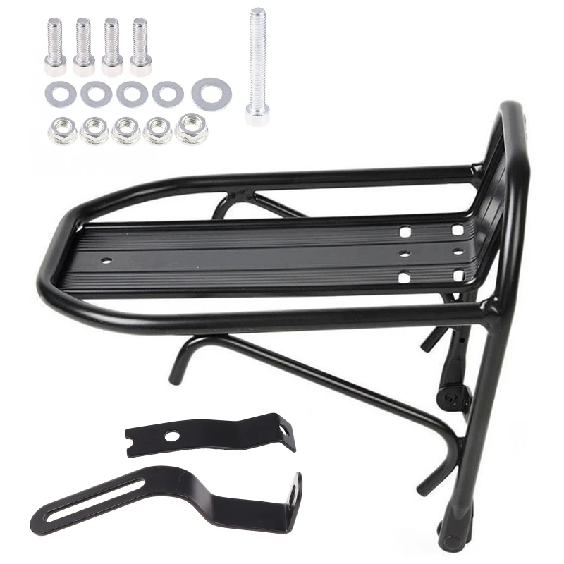 

Mountain Road Bike Front Rack Cycling Stand Bike Luggage Shelf for Carrier Panniers Bracket
