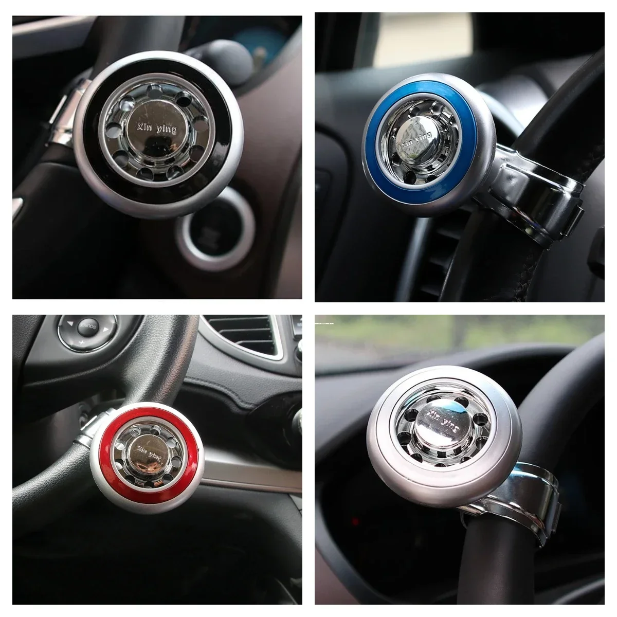 Фото Автомобильный усилитель рулевого колеса, шариковая поворотная ручка-спиннер, подшипник, силовая ручка, вращающийся универсальный автомобильный аксессуар, комплект для экономии труда №3
