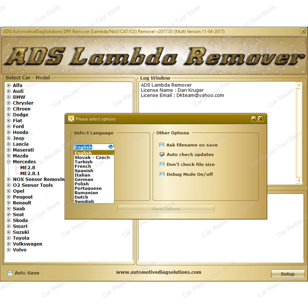 Распродажа 2022 Профессиональный аппарат ADS DPF EGR Lambda Remover 3 0 Full 2017 5 + DTC Remover1.8.5.0 с