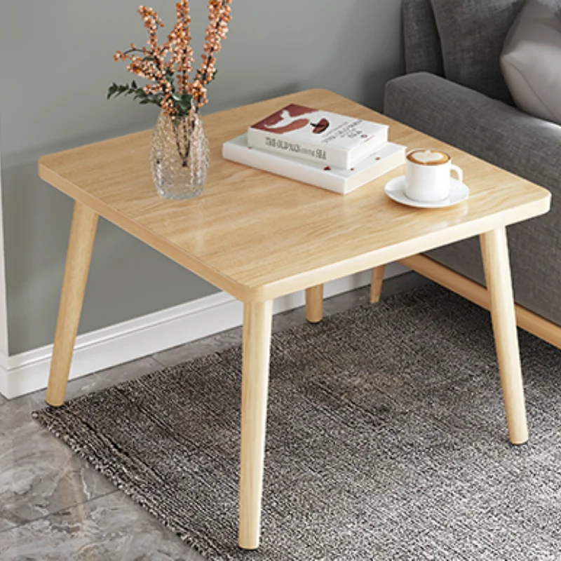 

Wood Coffee Table Legs Living Room Rug Modern Modern Table Mobile Balcony Japanese Square Mesas De Jantar Home Furniture