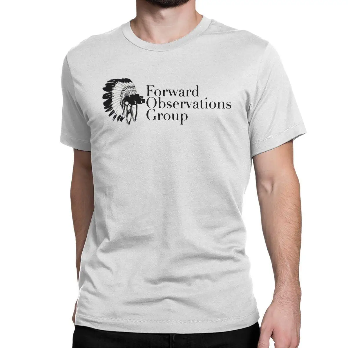 Forward Observations Group Gbrs Men's T Shirt Concepts Novelty Tee Shirt Short Sleeve Round Collar T-Shirts Cotton Gift Idea