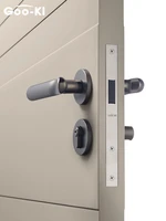 grey bedroom door handle for toilet doors entrance lock split silent lock door furniture interior door handle with cylinder