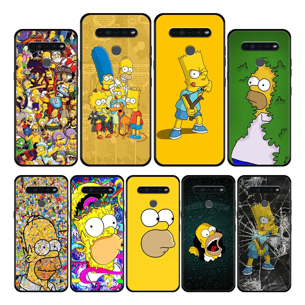 

Celular Coque Anime Simpsons For LG K41s K40s K40 G7 K50s G6 K61 K52 G8 K51s K71 K42 K92 5G Cellphone