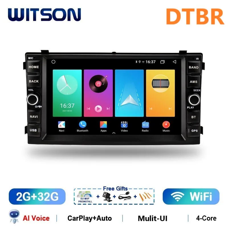 

WITSON 7 дюймов Android 14 АВТОМОБИЛЬНЫЙ РАДИО GPS для KIA CEED 2007 2008 2009 Carplay Автомобильный мультимедийный стереоплеер Auto Audio Navi Stero