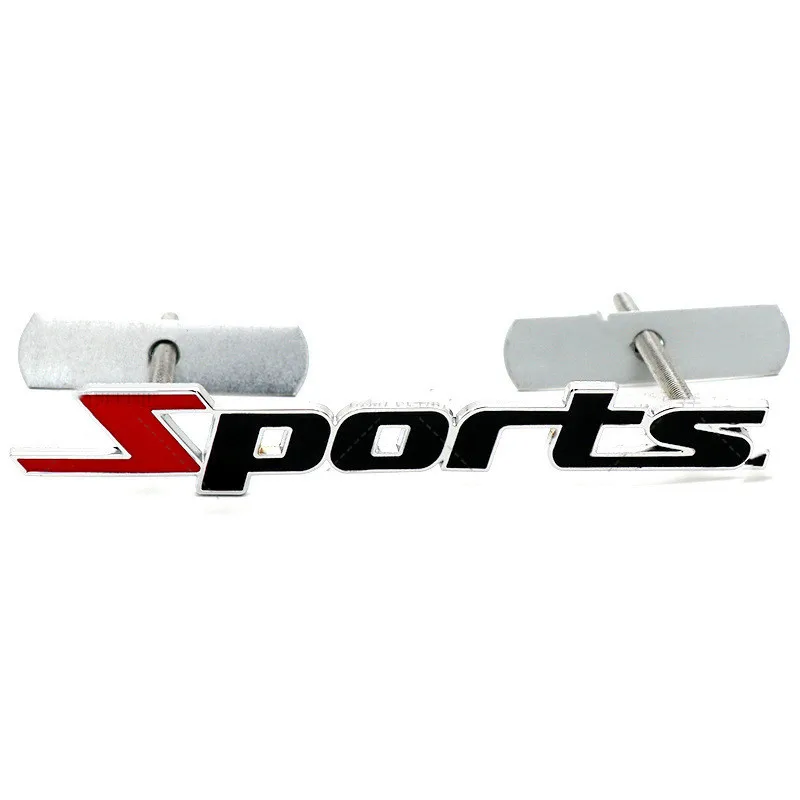 

Металлический спортивный 3d-логотип автомобиля, передний крючок, решетка, автомобильная эмблема, значок, наклейка для Audi, Ford, Nissan, Toyota, Turbo, Honda, автостайлинг