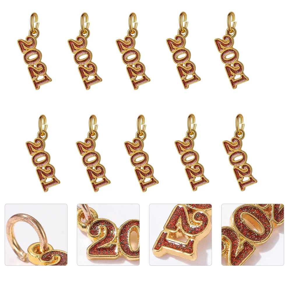 

Charms Year Pendants New Alloy Suppliespendant Accessoires Props 2021Craftkeychain Earring Making Jewelry Necklace Embellishment