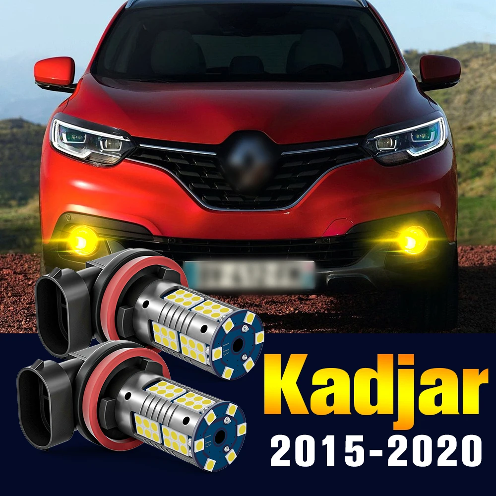 

2pcs LED Fog Light Bulb Lamp For Renault Kadjar 2015-2020 2016 2017 2018 2019 Accessories