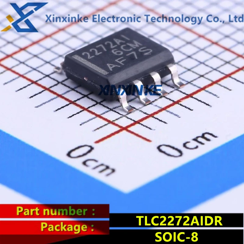 

TLC2272AIDR SOIC-8 Mark: 2272AI Operational Amplifiers - Op Amps Dual R/R Op Amp Low Noise Amplifier Chip