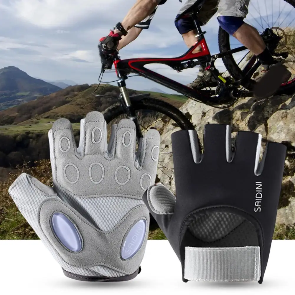 

1 Pair Sports Gloves Non-slip Sporty Protection Sweat Absorption Gym Gloves Training Gloves for Fitness