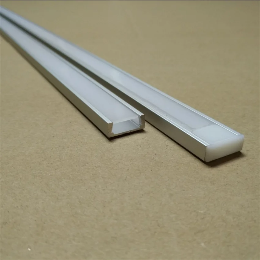 

0.5m/pcs Slim Linear aluminum profile/aluminum channel with milky cover and accessories for led lighting