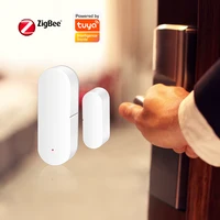 Tuya APP Remote Control Zigbee WIFI Smart Door Contact For Home Security Alarm System Door Alarm Sensor Windows  Detector