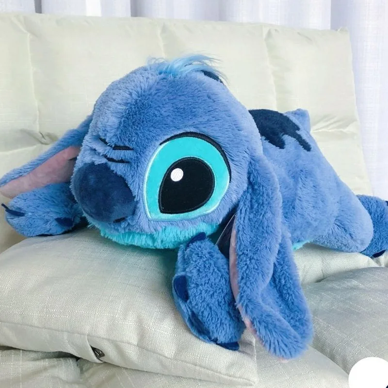 

60cm Lilo And Stitch Disney Store Big Stuffed Animals Toys Pillow With Anime For Sleep Kids Dolls Girls Children Birthday Gift