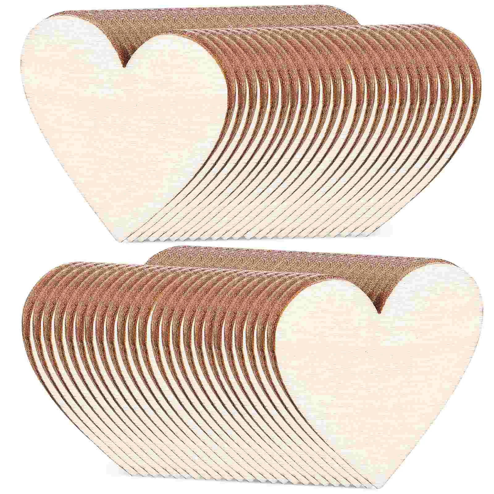 

Wooden Hearts Wooden Craft Hearts Small Wood Slices Diy Wooden Hearts Decorations