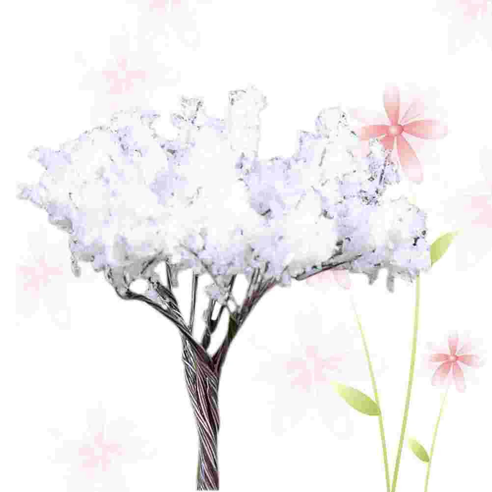 

Artificial Mini Tree Plants Miniature Garden Landscaping Decor Simulation Tree Decoration House Model Tree (Snowflake