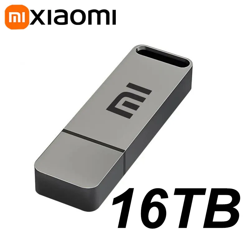 

Оригинальный флэш-накопитель Xiaomi, 16 ТБ, USB 3,2, высокоскоростной флэш-накопитель Type-C, металлическая USB-накопитель для компьютерных устройств