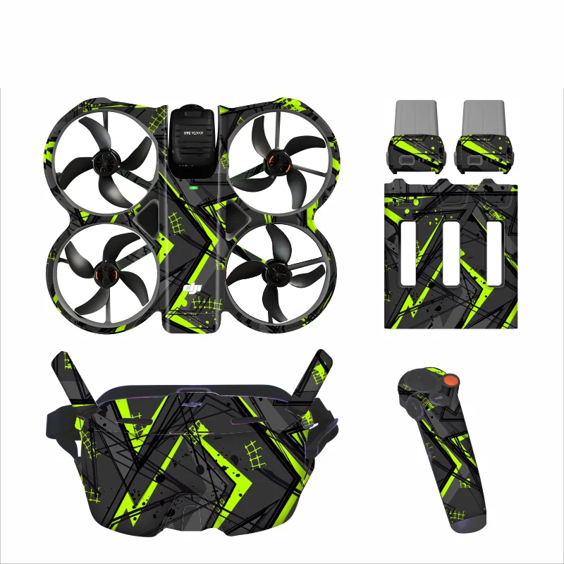 Фото Декоративные наклейки и защитная пленка для DJI AVATA 360, очков N3/RC Motion 3, зарядного устройства для батарей, аксессуары №2