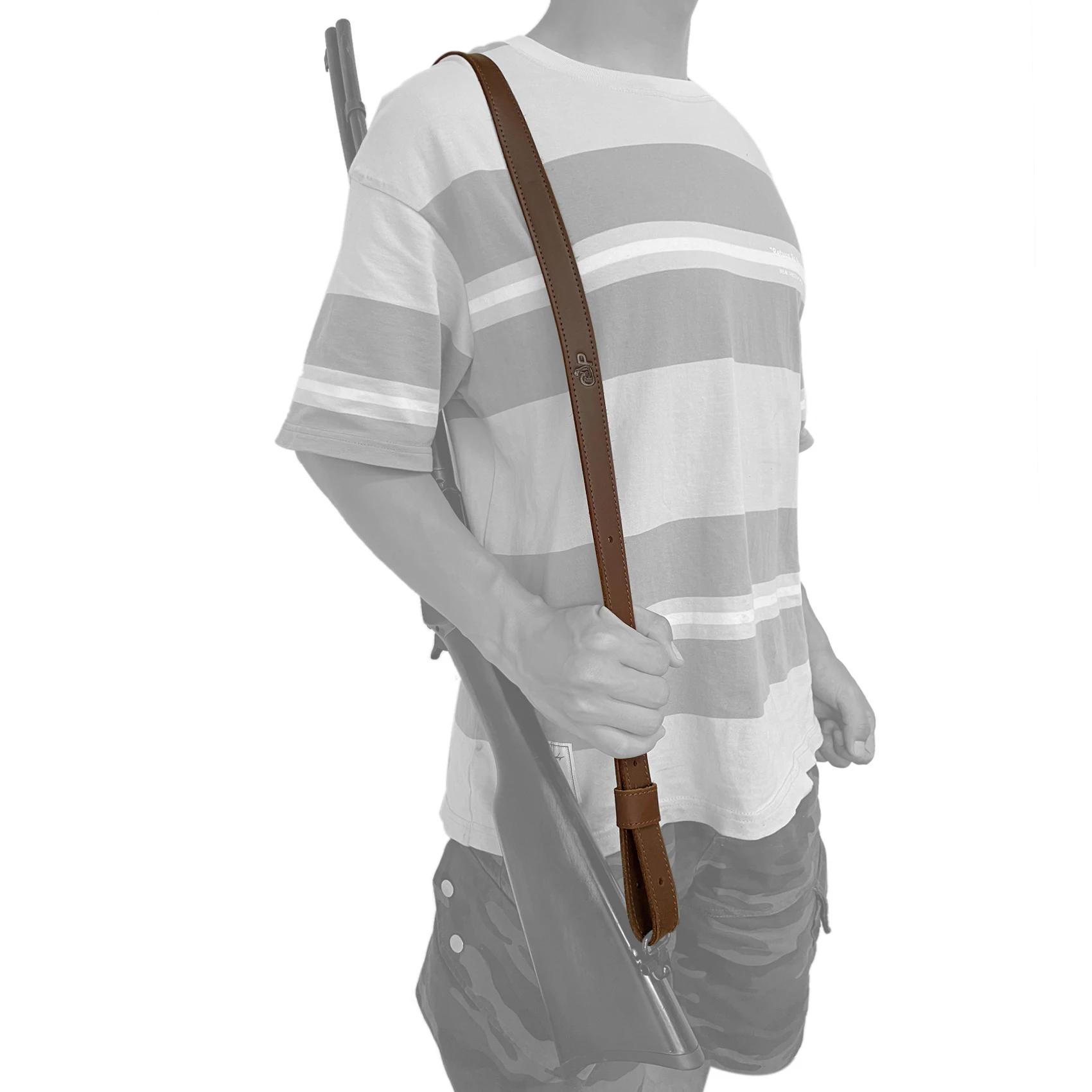 Охотничий ружейный ремень на плечо из кожи коровы с регулируемыми привязками для стрельбы тактический ремень для оружия аксессуары 105 см.