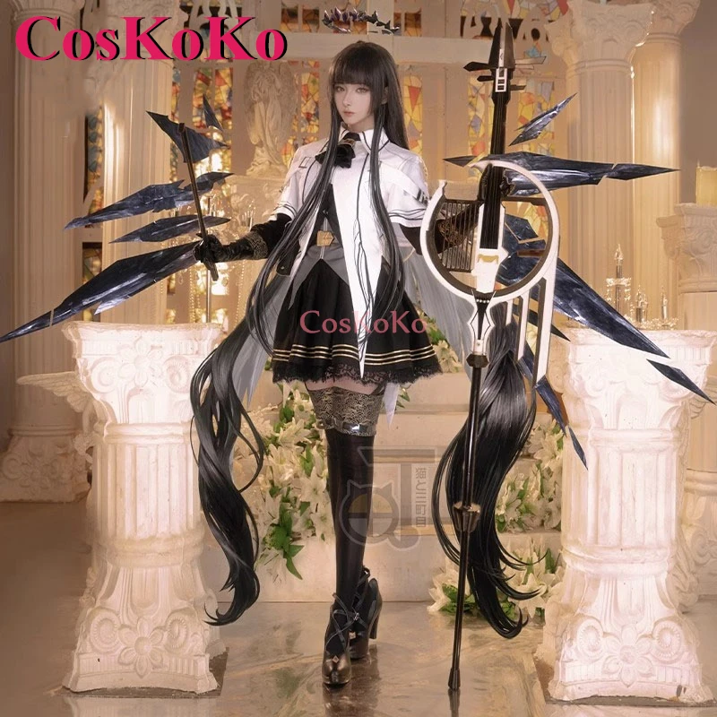 CosKoKo Arturia Giallo/Virtuosa Косплей Игра Arknights Костюм Прекрасная Милая Униформа Женская
