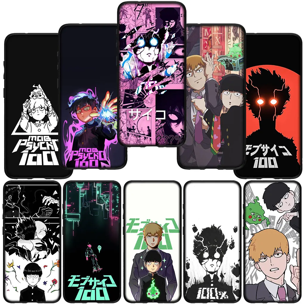 Чехол-бумага Mob Psycho 100 для Motorola Moto E32 G22 G9 G30 G50 G60 G51 G52 G41 G42 G71 E7 G100 G10 G20 Корпус телефона