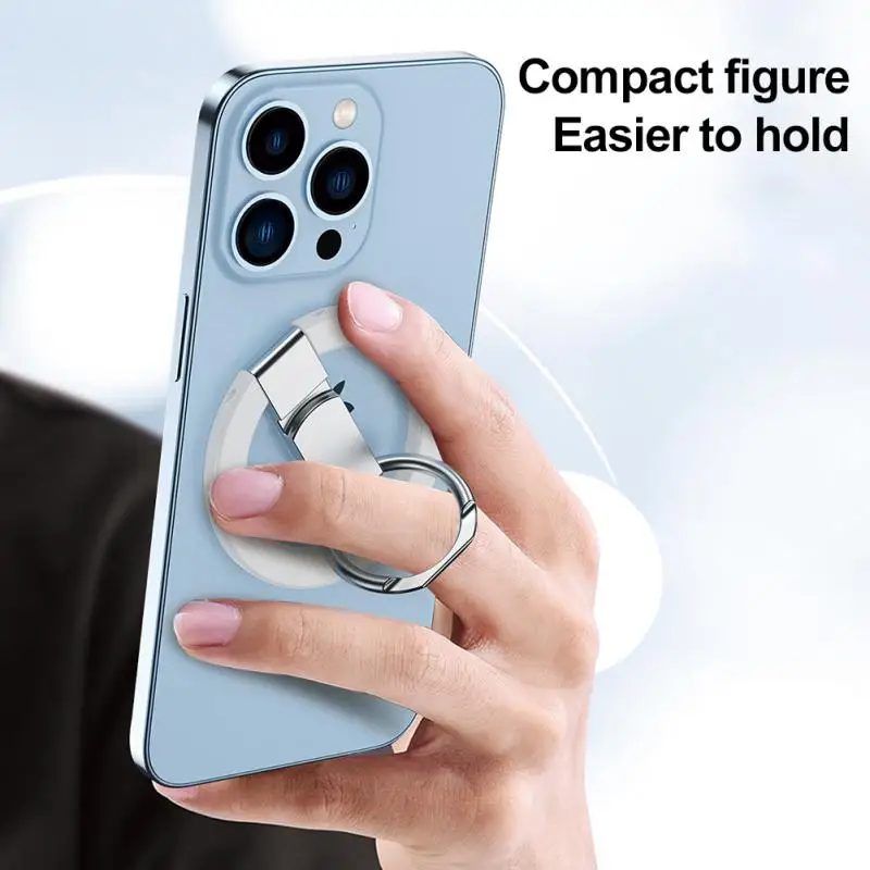 

Magnetic Mobile Phone Support Convenient Finger Grip Back Sticker Cell Phone Grip Finger Ring Bracket Phone Accessories