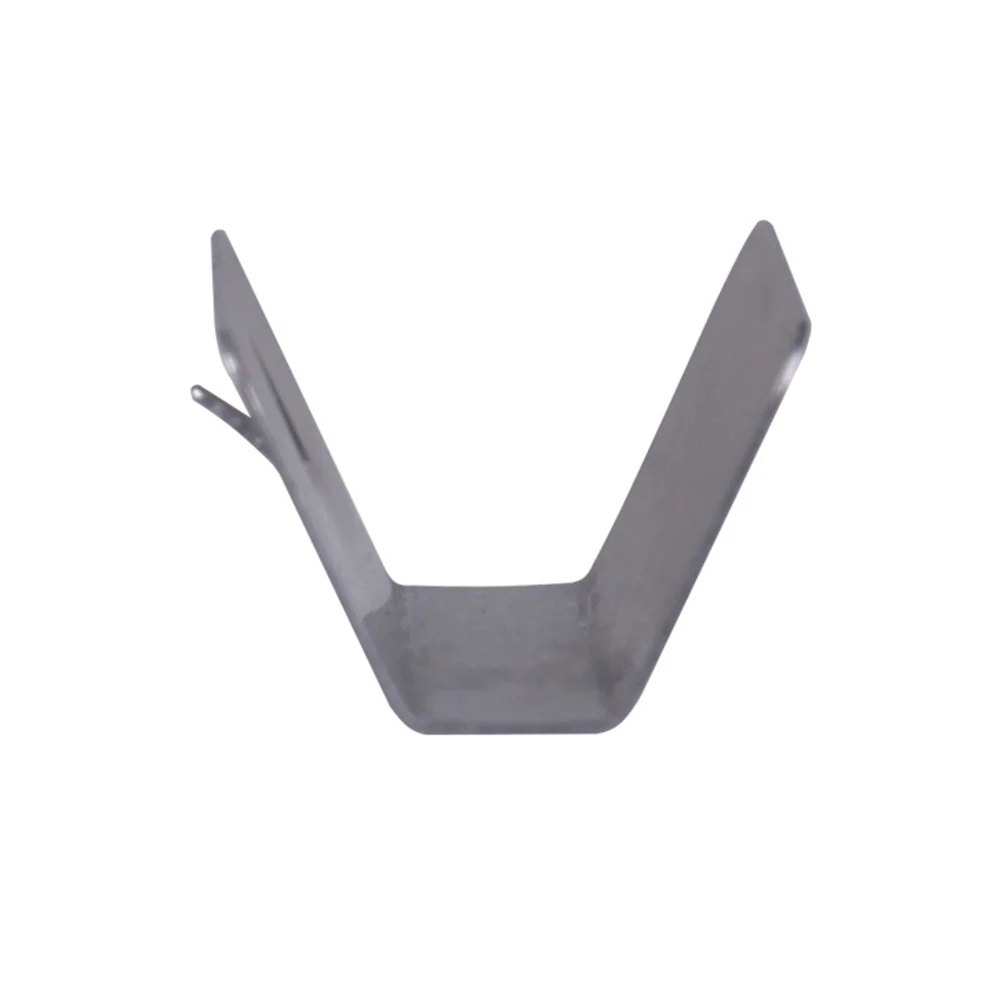 

6/4PCS Car Wind Rain Deflector Clips Channel Metal Retaining Clips For Heko G3 SNED Clip Silver Stainless Steel Rain Shield Meta