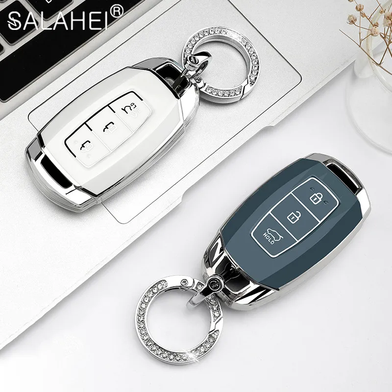 

Чехлы для автомобильных ключей из ТПУ для Hyundai Tucson Sonata Santa Fe Elantra greatig Accent Solaris Verna Azera Ix25 Ix35 I20 I30 I40