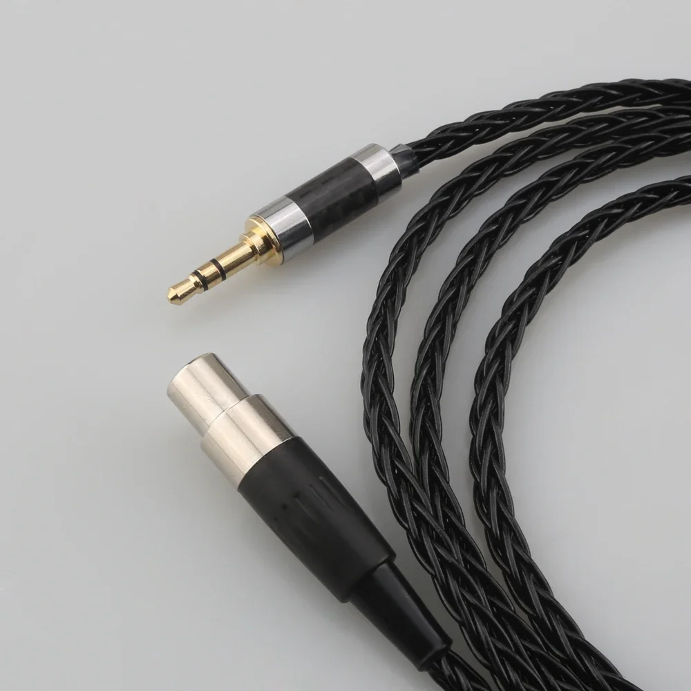 8-ядерный посеребренный черный кабель для наушников AKG Q701 K702 K271 K272 K240 K141 K712 K181 K267