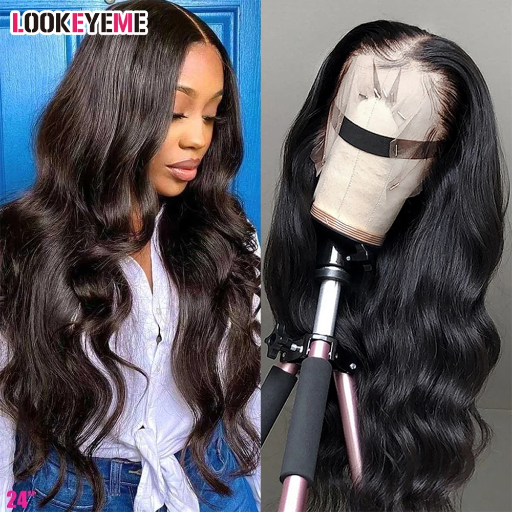 

12A Body Wave Lace Frontal Wig HD Transparent 13x6 Body Wave Lace Front Human Hair Wigs For Women Malaysian Glueless Wig Cheap