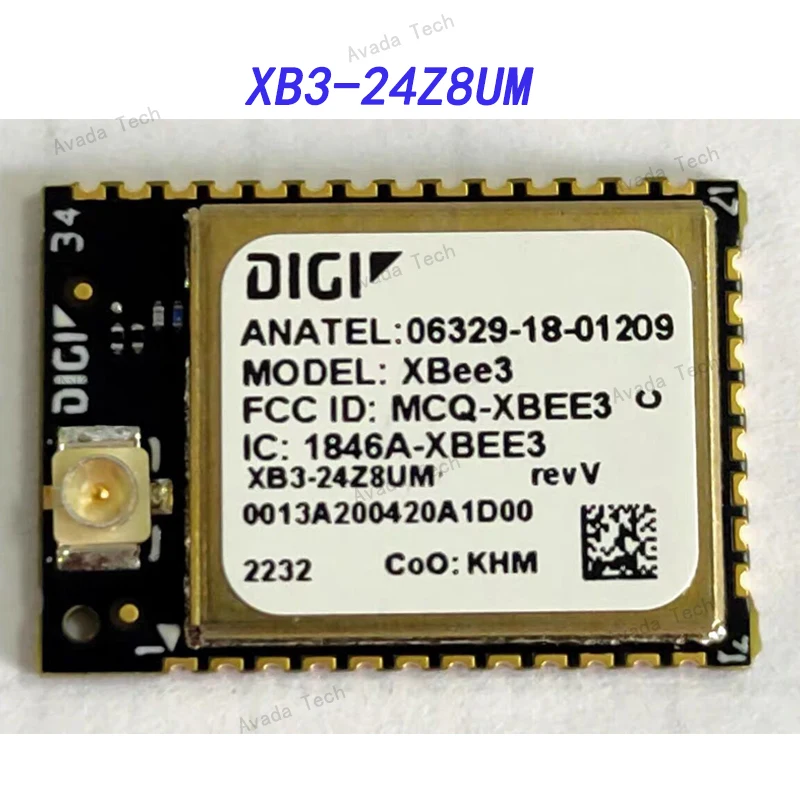Бесплатная доставка Avada Tech для Digi XBee3 Pro Zigbee 3,0 беспроводной модуль 2,4 ГГц