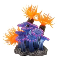 colorful fish tank sea creatures coral shape ornament for aquarium terrarium drop shipping