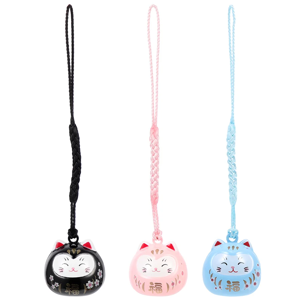 

Cat Lucky Charm Charms Car Maneki Phone Neko Fortune Hanging Kawaii Strap Beads Gift Beckoning Japanese Luck Good Decorations