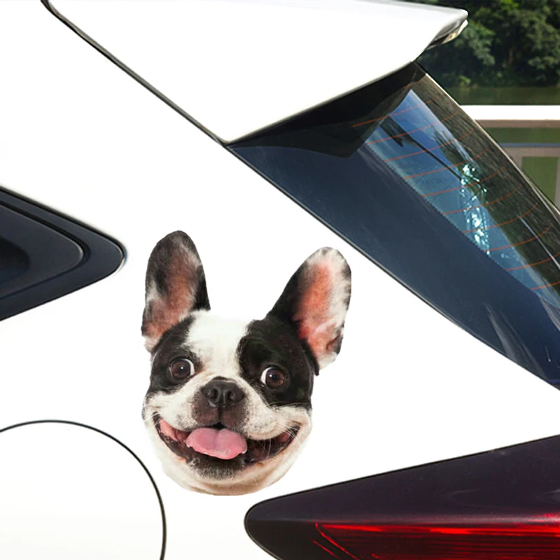 DK210 # 11x14 см французский бык собака автомобильные наклейки забавные креативные