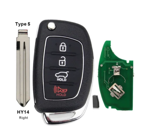

Флип-брелок Okey для Hyundai Elantra Accent Ix35 IX45 I30 Solaris Tucson I20 Santa Fe SUV 315/433 МГц ID46 чип дистанционный Автомобильный ключ