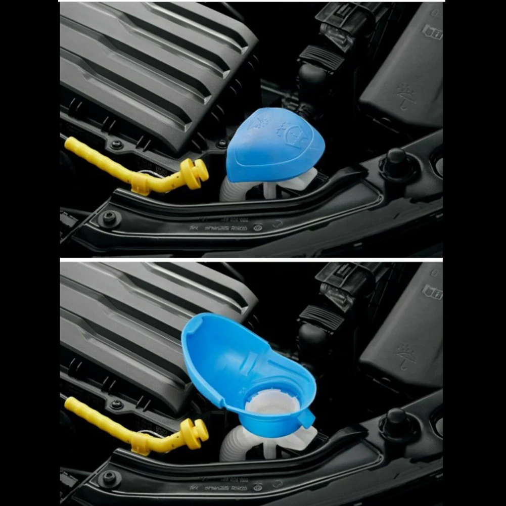 

For Skoda Windshield Glass Cleaning Tank Spray Bottle Cover #6V0955485, 000096706 Prevents Fluid Being Spilt In The Engine Compa