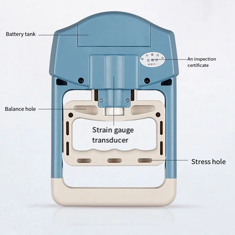 Цифровой Ручной динамометр измеритель мощности с ЖК-дисплеем и USB разъемом прост