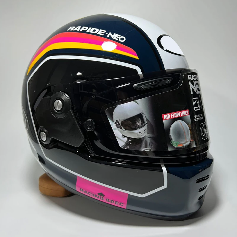 

Full Face Motorcycle Helmet Rapide Neo Number Helmet Riding Motocross Racing Motobike Helmet neo8