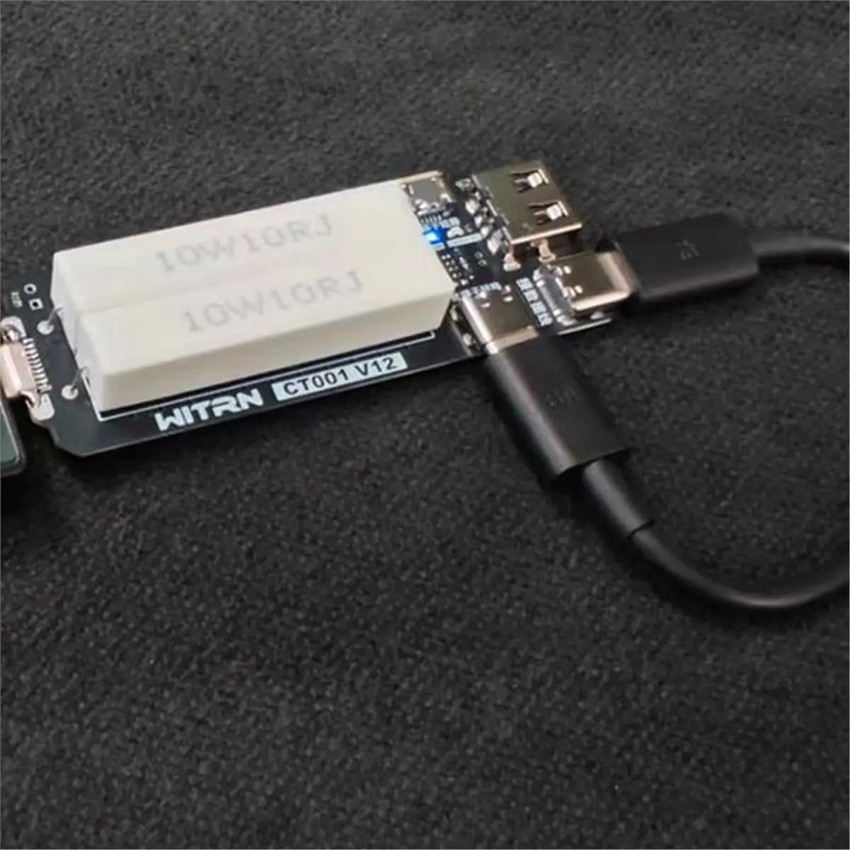 Фото Новая электронная плата-адаптер USB-C для измерения пульсаций, сопротивления и нагрузки, многофункциональная плата для измерения напряжения и тока, электронная нагрузка USB T №3