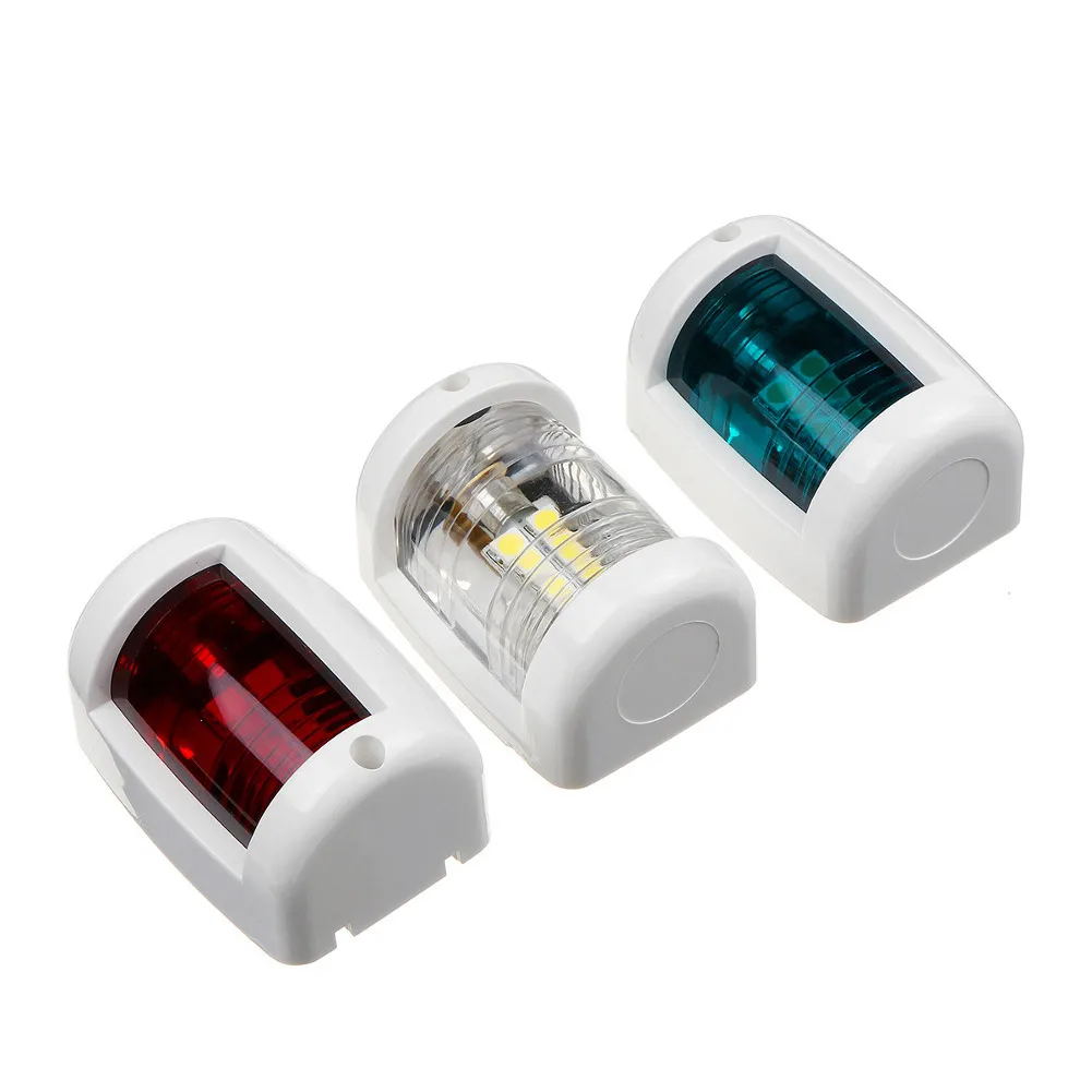 

1pc LED Navigation Light Mini Port/Starboard LED 2800-3200K 12V 58.9*42.6*33.6mm Marine Boat Yacht LED Harbor Ports Light